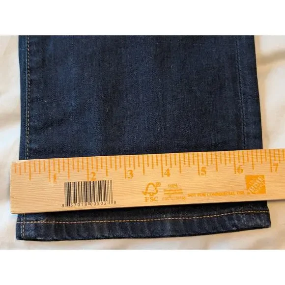 Citizens of Humanity Ava Low Rise Straight Leg Jeans - Dark Wash - Size 28 Y2K - Picture 15 of 16